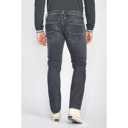 Jeans regular, droit 800/12, longueur 33 bleu en coton Earl Le Temps des Cerises
