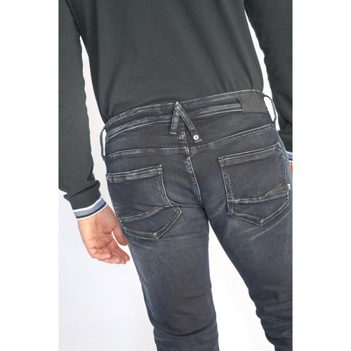Jeans regular, droit 800/12, longueur 33 bleu en coton Earl Le Temps des Cerises LES ESSENTIELS HOMME