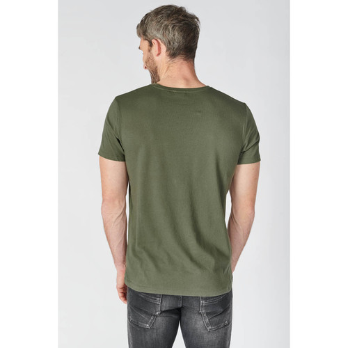 Tee-Shirt KAISER vert en coton Le Temps des Cerises
