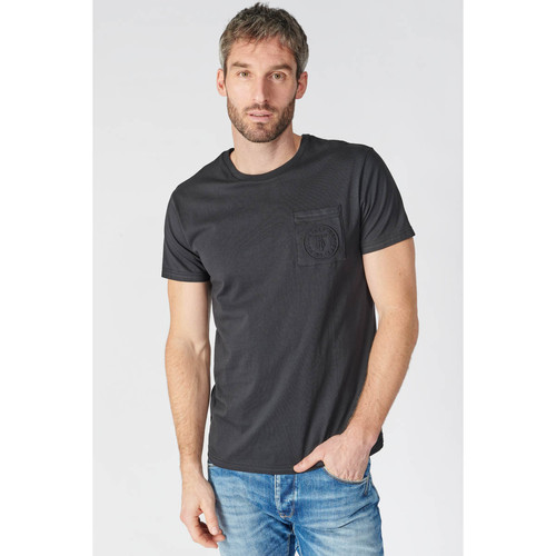 T-shirt Paia noir en coton Le Temps des Cerises LES ESSENTIELS HOMME