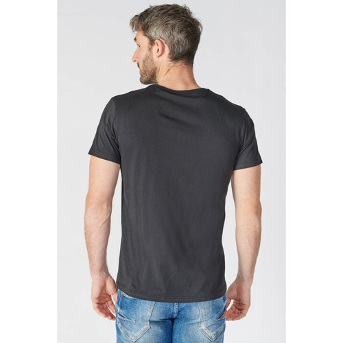 T-shirt Paia noir en coton Le Temps des Cerises