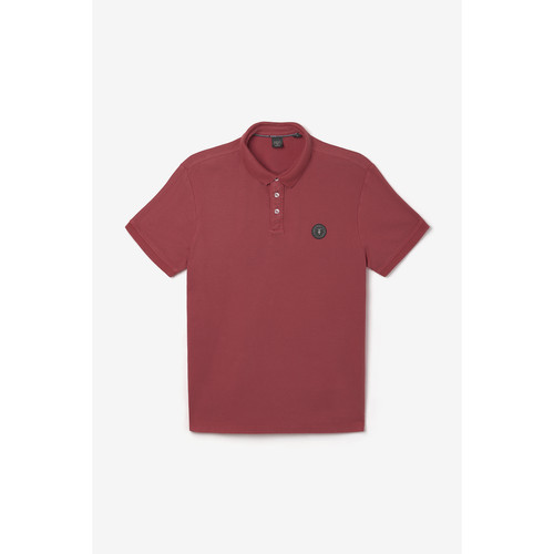 Polo Dylon bordeaux rouge en coton T-shirt / Polo homme