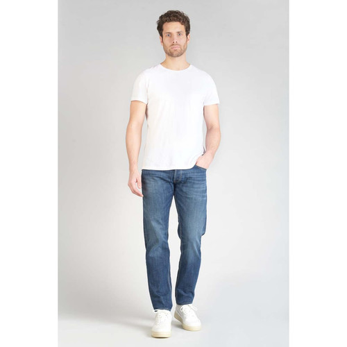 Le Temps des Cerises - Jeans regular, droit 700/17 relax, longueur 34 bleu en coton Sam - Le Temps des Cerises pour homme