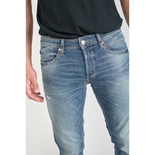 Jeans regular, droit 700/17 relax, longueur 34 bleu en coton Chase Le Temps des Cerises