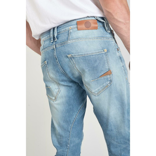 Jeans tapered 903, longueur 34 bleu en coton Tom Le Temps des Cerises
