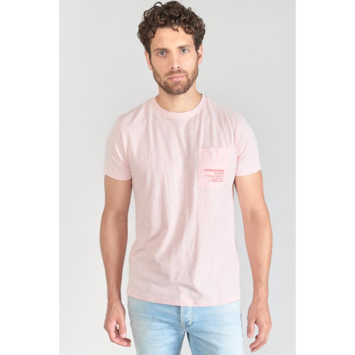 Tee-Shirt BREZO rose en coton Le Temps des Cerises