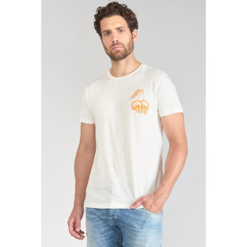 Tee-Shirt IAN blanc en coton Le Temps des Cerises