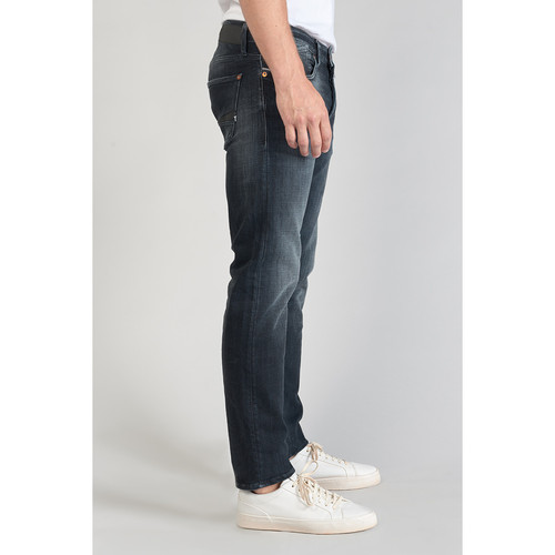 Jeans ajusté stretch 700/11, longueur 34 noir en coton Marc Le Temps des Cerises LES ESSENTIELS HOMME