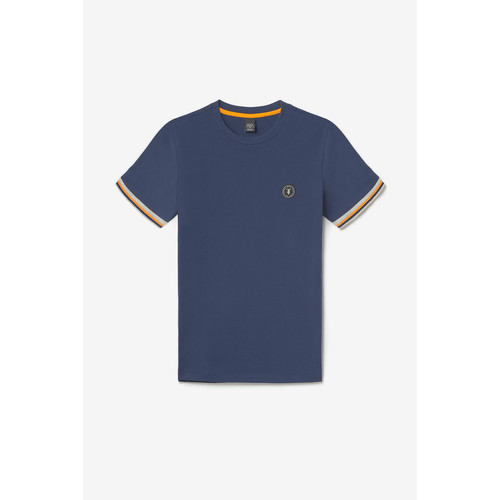 T-shirt Grale bleu marine en coton Le Temps des Cerises