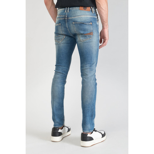 Jeans tapered 916, 7/8ème bleu en coton Todd Le Temps des Cerises LES ESSENTIELS HOMME