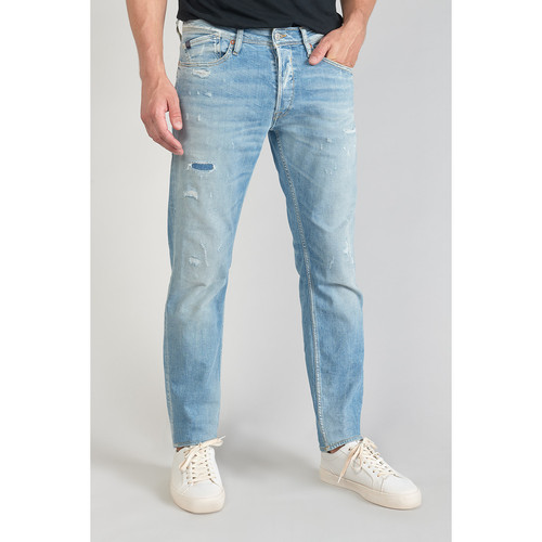 Jeans regular, droit 700/17 relax, longueur 34 bleu en coton Kai Le Temps des Cerises