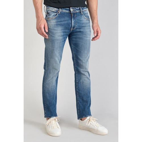 Jeans regular, droit 800/12, longueur 34 bleu en coton Noah Jean homme