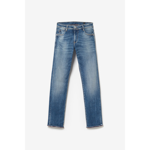 Jeans regular, droit 800/12, longueur 34 bleu en coton Noah Le Temps des Cerises