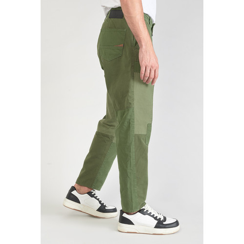 Pantalon loose, large MISTER vert en coton Le Temps des Cerises LES ESSENTIELS HOMME