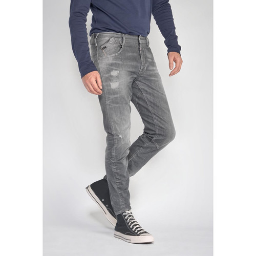 Jeans  900/03 tapered arqué, longueur 34 en coton Reece Le Temps des Cerises LES ESSENTIELS HOMME