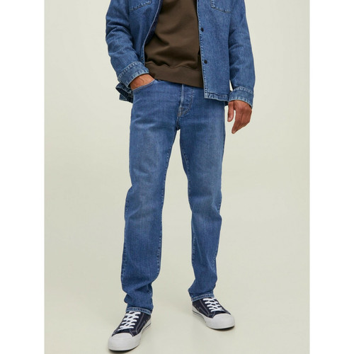 Jack & Jones - Jean coupe confort Regular Fit Bleu en coton Otto - Vêtement homme