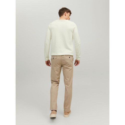 Pull en maille Col rond Manches longues Blanc Reed Oscar Jack & Jones