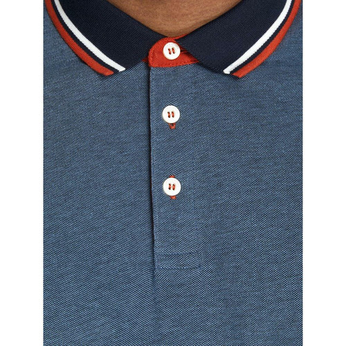 Polo Standard Fit Polo Manches courtes Bleu Marine en coton Hugo T-shirt / Polo homme