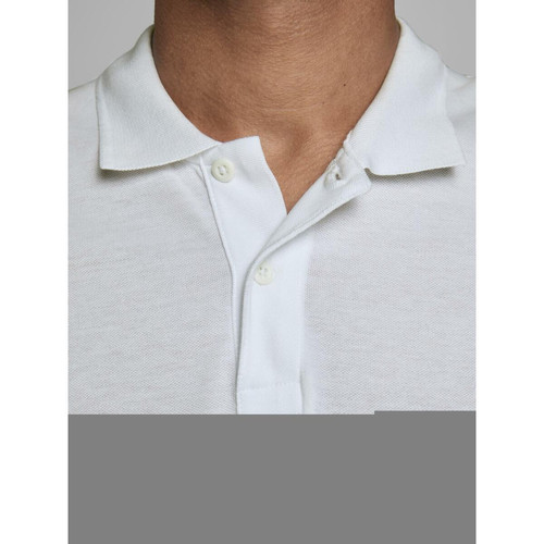 Polo Slim Fit Polo Manches courtes Blanc en coton Noel T-shirt / Polo homme