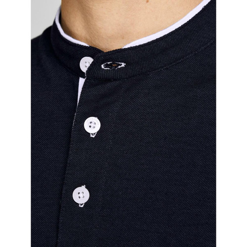 Polo Slim Fit Polo Manches courtes Bleu Marine en coton Rex T-shirt / Polo homme