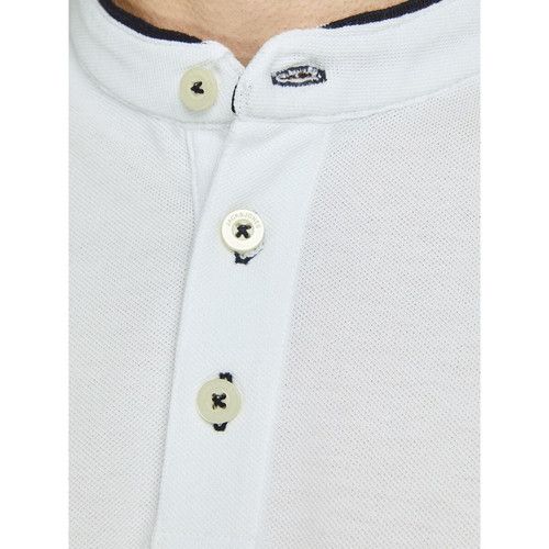 Polo Slim Fit Polo Manches courtes Blanc en coton Gage T-shirt / Polo homme