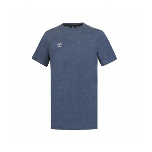 Tee-shirt Homme SB NET S LG T A bleu marine en coton Umbro LES ESSENTIELS HOMME