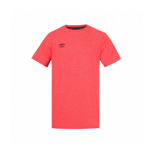 Tee-shirt Homme SB NET S LG T A Rouge en coton Umbro LES ESSENTIELS HOMME