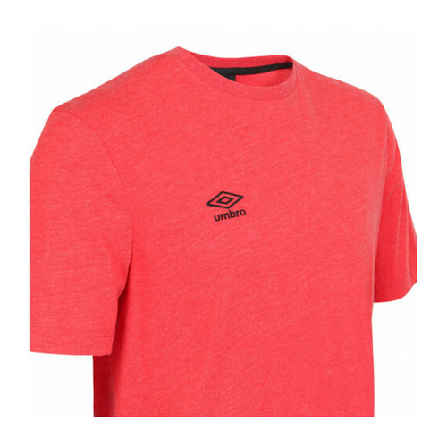 Tee-shirt Homme SB NET S LG T A Rouge en coton Umbro