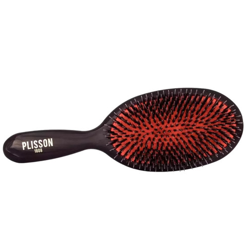 Plisson - Brosse En Poils De Sanglier Et Nylon Grand Modèle Noire - Soins cheveux femme