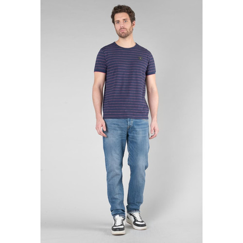 Tee-Shirt VELAS bleu en coton T-shirt / Polo homme
