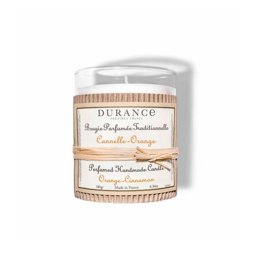 Durance - Bougie Traditionnelle Durance Parfum Cannelle Orange Swann - 3S. x Impact