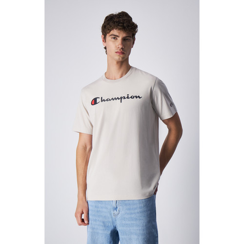 Champion - T-Shirt Homme col rond - t shirts blancs homme