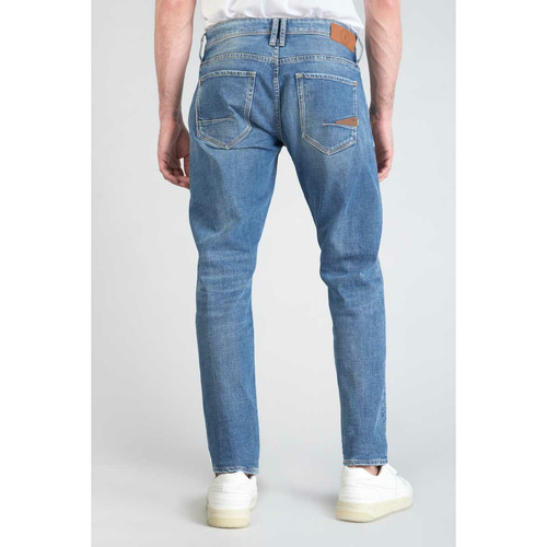 Jeans Homme regular, droit  bleu en coton Le Temps des Cerises LES ESSENTIELS HOMME