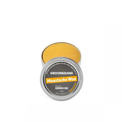 Groomarang - Cire à Moustache 100% Naturel - Wax Original - Rasage et soins visage