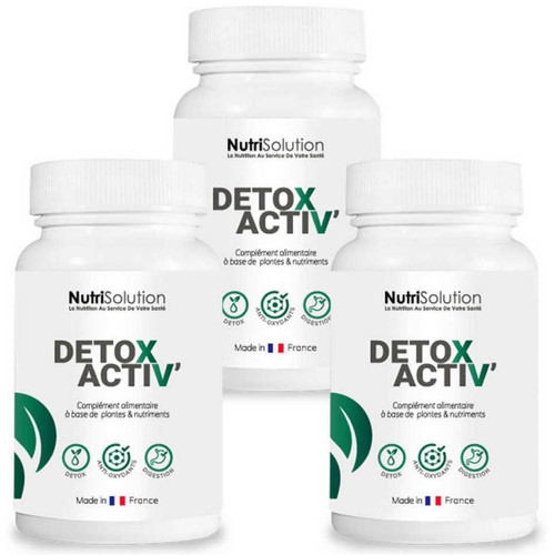 NutriSolution - Detox Activ  - X3 - Beauté Femme