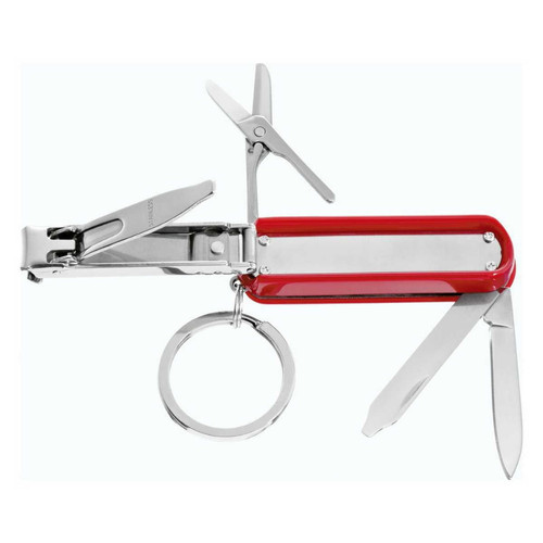 Canif Multi Outils Rouge en Inox Zwilling Beauté