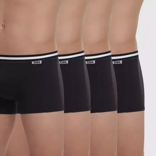 Dim Homme - LOT DE 4 BOXERS DIM Noir - Dim Underwear