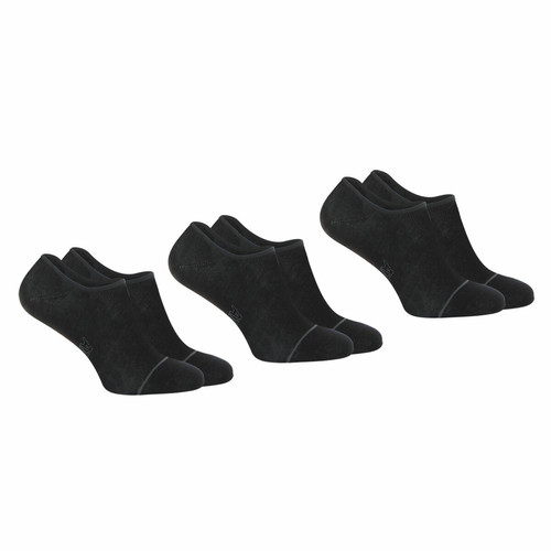 Lot de 3 paires de chaussettes invisibles - Noir en coton Athéna LES ESSENTIELS HOMME