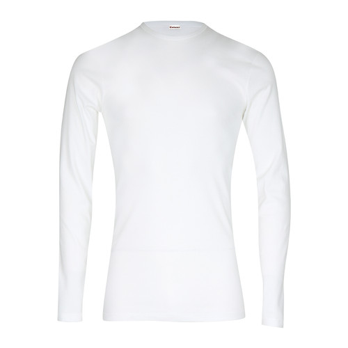 Eminence - T-shirt col rond manches longues Pur coton Premium - t shirts blancs homme