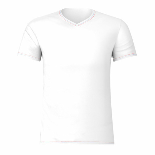Eminence - Tee-shirt col V homme Fait en France - t shirts blancs homme
