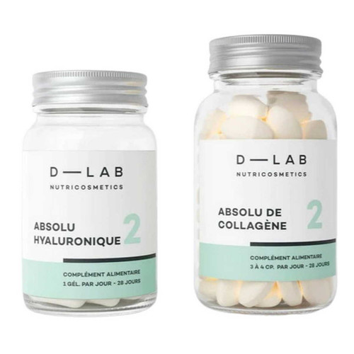 D-Lab - Duo Nutrition-Absolue 1 mois  - Compléments Alimentaires Peau