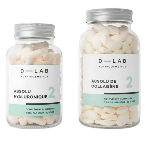 D-Lab - Duo Nutrition-Absolue 2,5 mois - Compléments Alimentaires Peau