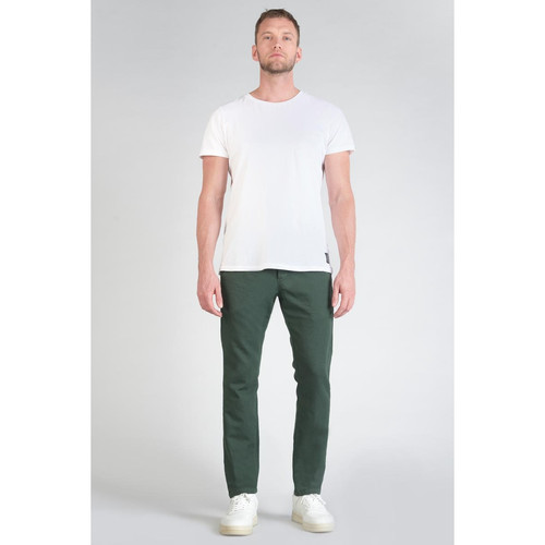 Pantalon slim - Vert en coton Le Temps des Cerises