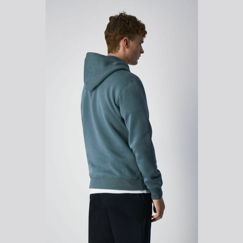 Sweatshirt gris pour homme en polycoton  Vêtement de sport homme