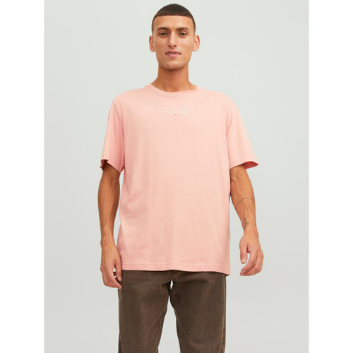 Jack & Jones - Tee-shirt manches courtes rose - T-shirt / Polo homme