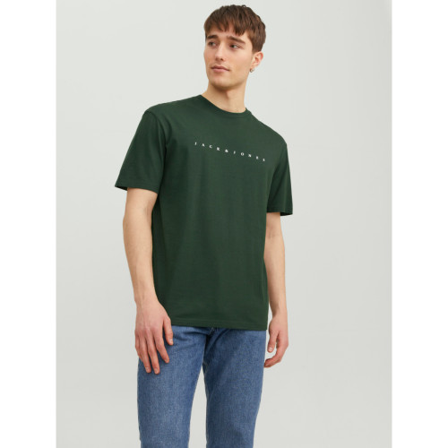Jack & Jones - Tee-shirt manches courtes vert foncé - Toute la mode
