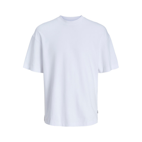 T-shirt Loose Fit Col rond Manches courtes Blanc en coton Ford Jack & Jones LES ESSENTIELS HOMME