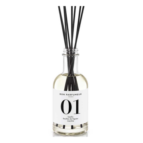 Bon Parfumeur - Diffuseur de Parfum 01 Basilic Feuille de Figuier Menthe - Bougies et parfums d'intérieur
