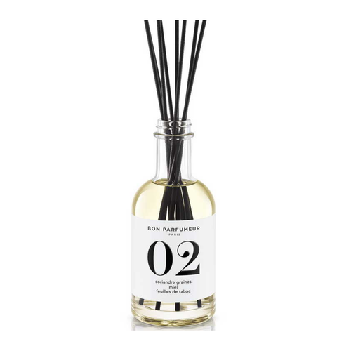 Bon Parfumeur - Diffuseur de Parfum 02 Graine de Coriandre Miel Feuille de Tabac - Objets Déco Design