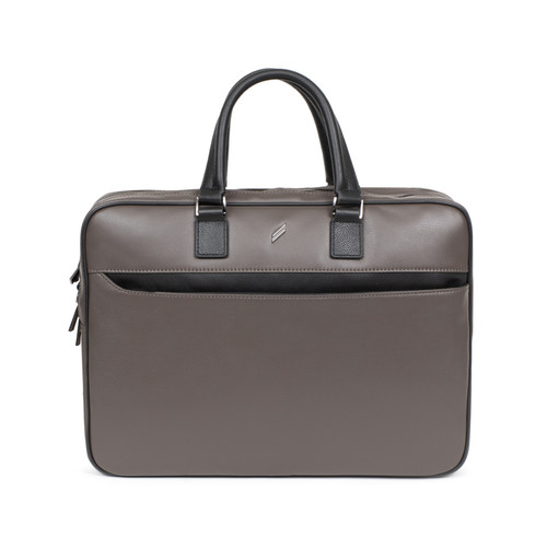 Daniel Hechter Maroquinerie - Porte-documents 13'' & A4 Cuir TOGETHER Taupe/Noir Sal - Accessoires mode & petites maroquineries homme